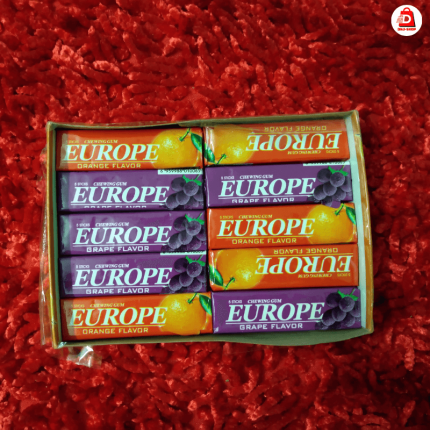 Europe Banana Flavored Chewing Gum