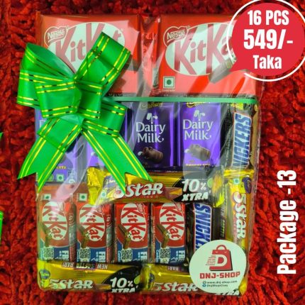 Mix Chocolate Gift Box 16 Pcs New Package 12