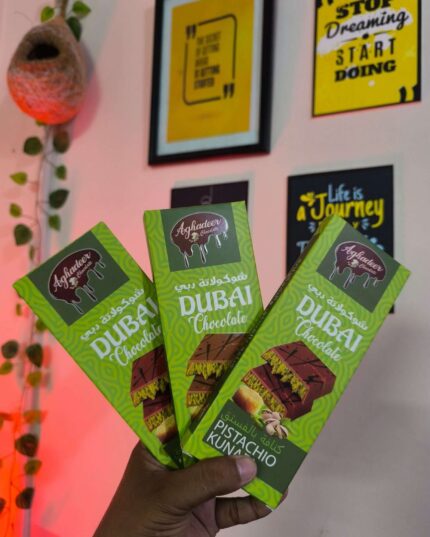 Dubai Viral Kunafa Chocolate Bar