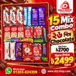 15 Mix Combo Chocolate Pack – 26 Pcs Premium Mixed Chocolate Collection
